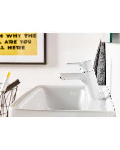 Смеситель для раковины Kludi Pure Easy 370289165 Белый