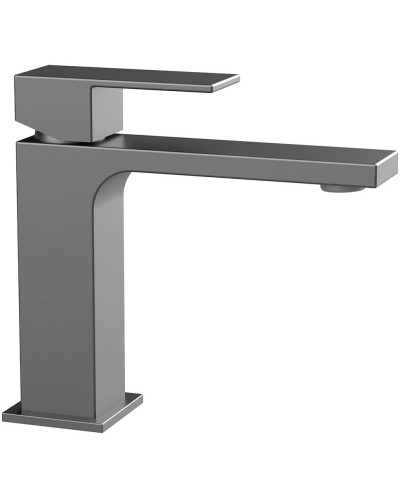 Смеситель для раковины без донного клапана Vincea Cube VBF-1C01GM