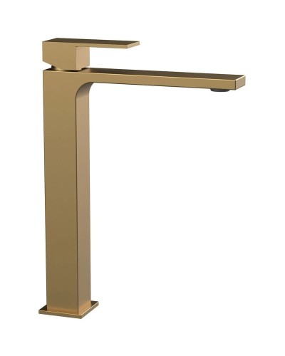 Смеситель для раковины без донного клапана Vincea Cube VBF-1C02BG