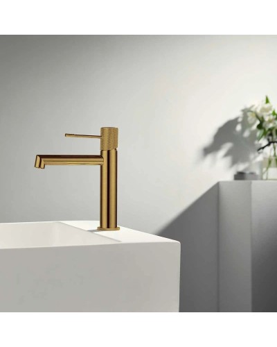 Смеситель для раковины без донного клапана Vincea Desire VBF-1D1BG