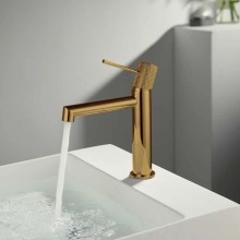 Смеситель для раковины без донного клапана Vincea Desire VBF-1D1BG