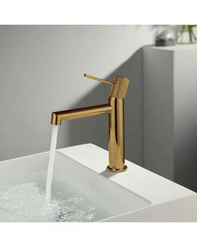 Смеситель для раковины без донного клапана Vincea Desire VBF-1D1BG