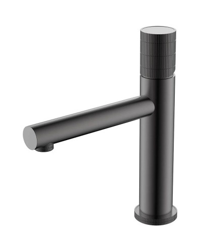 Смеситель для раковины без донного клапана Vincea Groove VBF-4G1GM