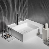 Смеситель для раковины без донного клапана Vincea Groove VBF-4G1GM