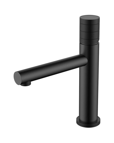 Смеситель для раковины без донного клапана Vincea Groove VBF-4G1MB