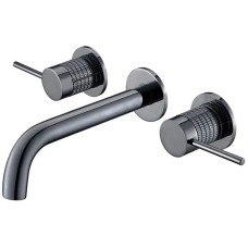 Смеситель для раковины без донного клапана Vincea Groove VBFW-4G1GM