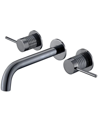 Смеситель для раковины без донного клапана Vincea Groove VBFW-4G1GM