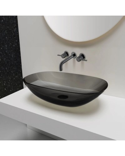 Смеситель для раковины без донного клапана Vincea Groove VBFW-4G1GM