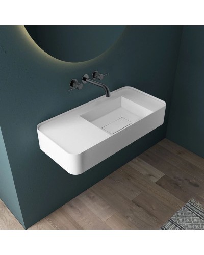 Смеситель для раковины без донного клапана Vincea Groove VBFW-4G1GM