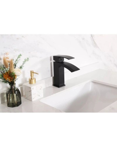 Смеситель для раковины без донного клапана GID Victoria L120-BM-K