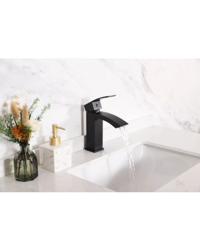 Смеситель для раковины без донного клапана GID Victoria L120-BM-K