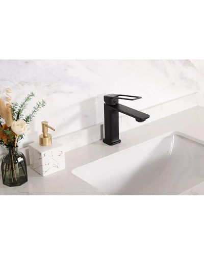 Смеситель для раковины без донного клапана GID Niagara L057-BM-K