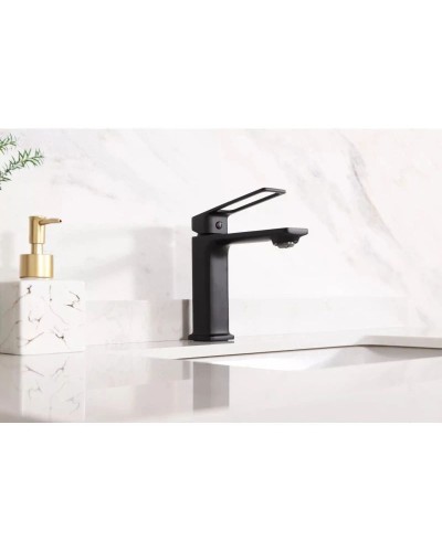 Смеситель для раковины без донного клапана GID Niagara L057-BM-K