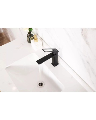 Смеситель для раковины без донного клапана GID Niagara L057-BM-K