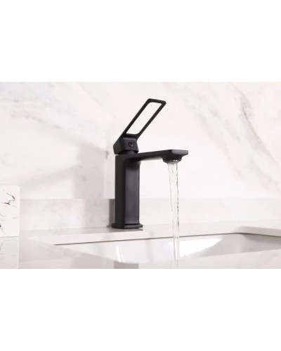 Смеситель для раковины без донного клапана GID Niagara L057-BM-K