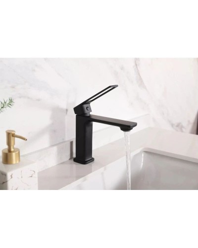 Смеситель для раковины без донного клапана GID Niagara L057-BM-K