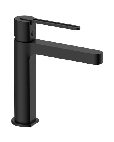 Смеситель для раковины без донного клапана Vincea Rondo VBF-1R1MB