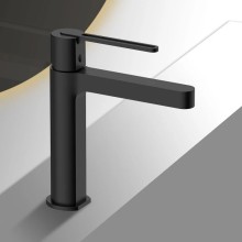 Смеситель для раковины без донного клапана Vincea Rondo VBF-1R1MB