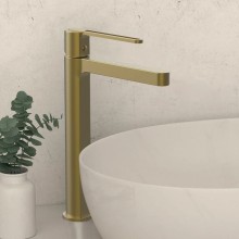 Смеситель для раковины без донного клапана Vincea Rondo VBF-1R2BG