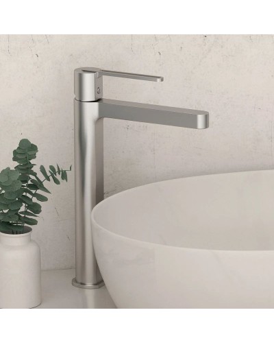 Смеситель для раковины без донного клапана Vincea Rondo VBF-1R2CH