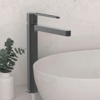 Смеситель для раковины без донного клапана Vincea Rondo VBF-1R2GM