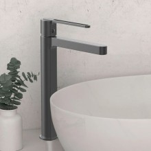 Смеситель для раковины без донного клапана Vincea Rondo VBF-1R2GM