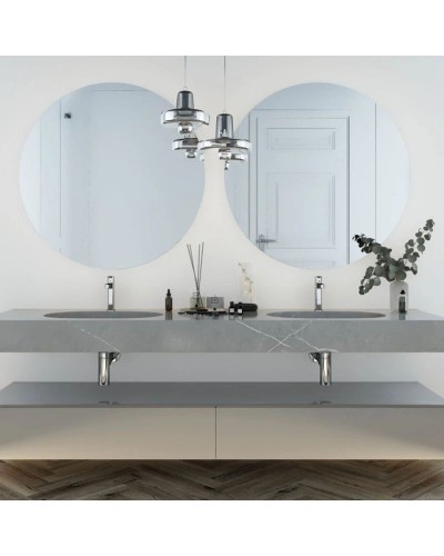 Смеситель для раковины без донного клапана Vincea Rondo VBF-1R1CH