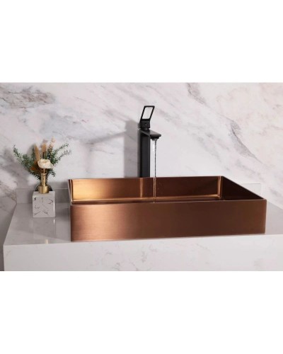 Смеситель для раковины без донного клапана GID Niagara L057-BM-D