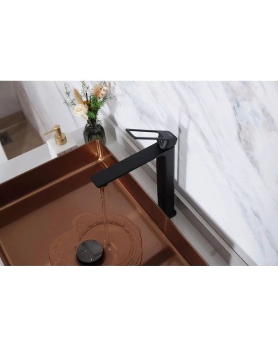 Смеситель для раковины без донного клапана GID Niagara L057-BM-D