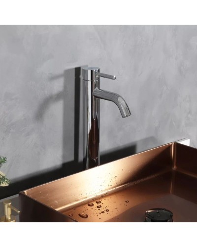 Смеситель для раковины без донного клапана GID Inga SS096-CH-D