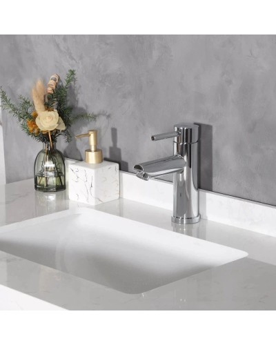 Смеситель для раковины без донного клапана GID Berlin SS080-CH-K