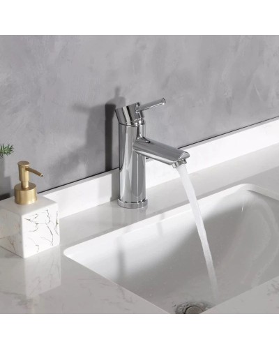 Смеситель для раковины без донного клапана GID Berlin SS080-CH-K