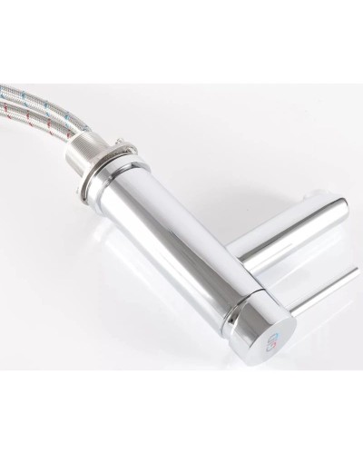 Смеситель для раковины без донного клапана GID Berlin SS080-CH-K