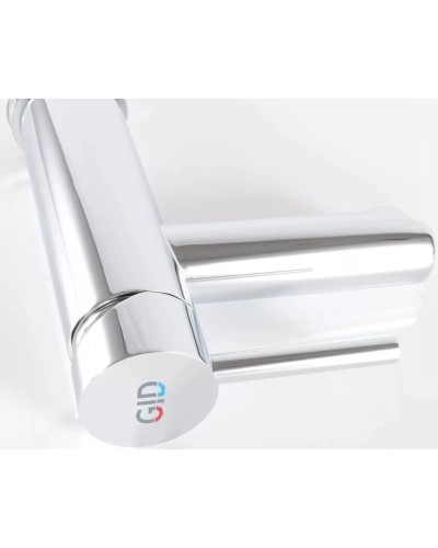 Смеситель для раковины без донного клапана GID Berlin SS080-CH-K