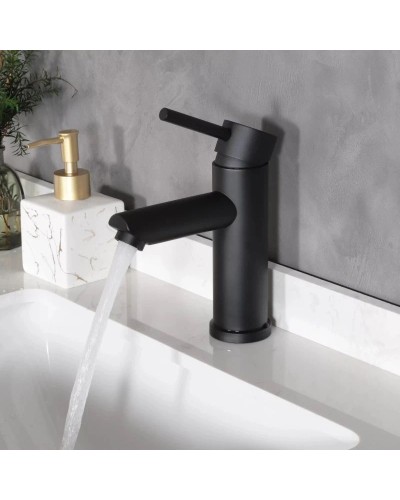 Смеситель для раковины без донного клапана GID Berlin SS080-BM-K