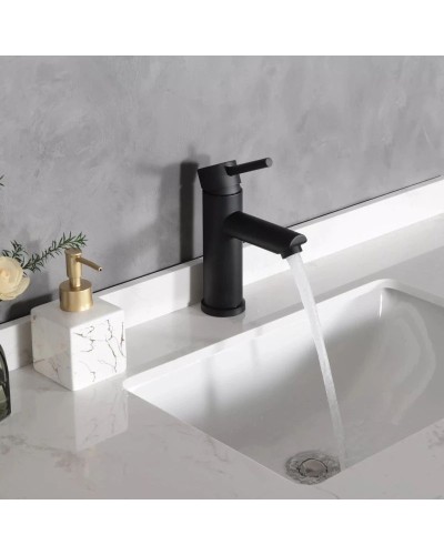 Смеситель для раковины без донного клапана GID Berlin SS080-BM-K