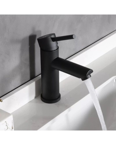 Смеситель для раковины без донного клапана GID Berlin SS080-BM-K