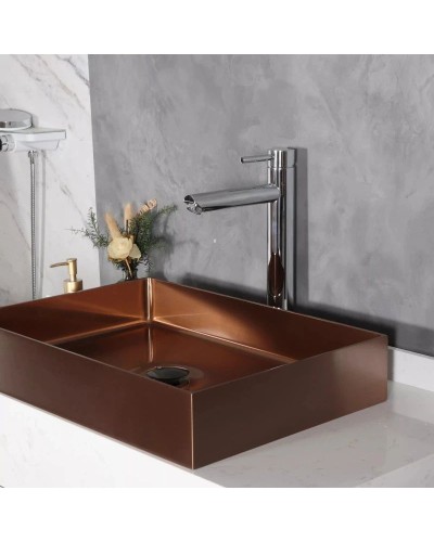 Смеситель для раковины без донного клапана GID Berlin SS080-CH-D