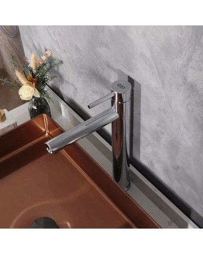 Смеситель для раковины без донного клапана GID Berlin SS080-CH-D