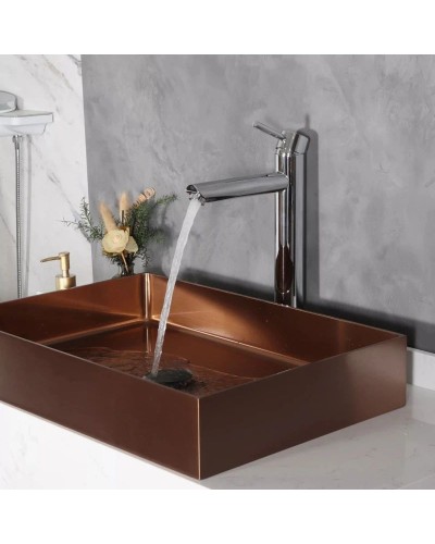 Смеситель для раковины без донного клапана GID Berlin SS080-CH-D