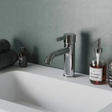 Смеситель для раковины без донного клапана Paini Brera 74CR205O