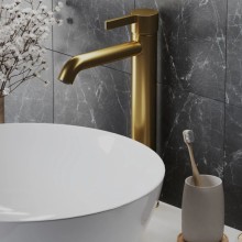 Смеситель для раковины без донного клапана Paini Brera 74PJ205OLL