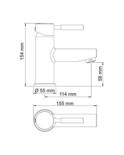 Смеситель для раковины WasserKRAFT Main 4103 Хром