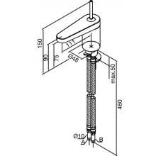 Damixa Profile 388470000 Смеситель для раковины