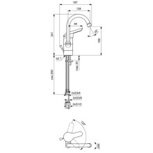 Смеситель для умывальника Vidima Сева II BA046AA