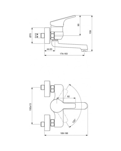 Смеситель для умывальника Vidima Видима Форм BA063AA