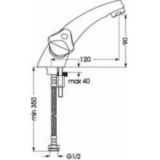 Смеситель для умывальника Vidima Дельта BA146AA