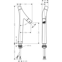 Смеситель для раковины Axor Starck Organic 12013000