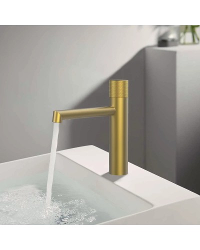 Смеситель для раковины без донного клапана Vincea Desire VBF-1D3BG