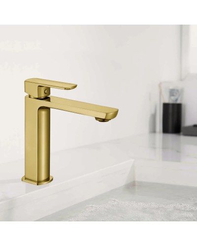 Смеситель для раковины без донного клапана Vincea Next VBF-1N1BG